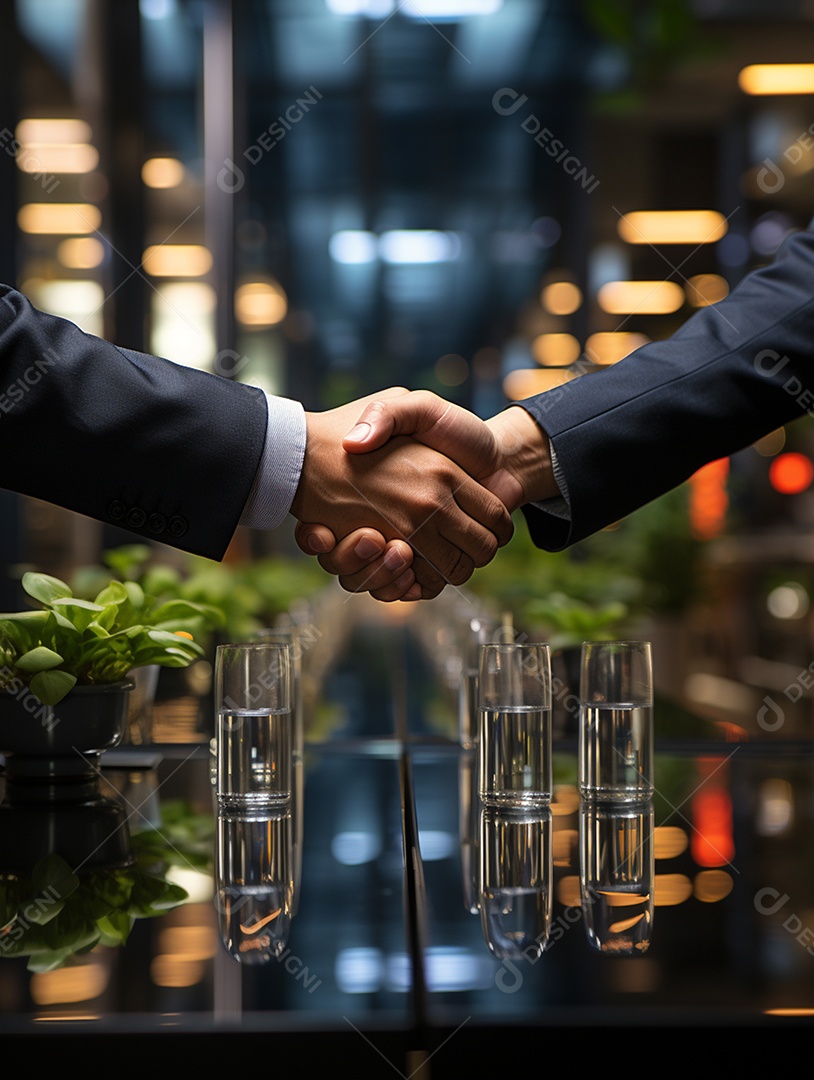 Aperto de mão de empresarios para trabalho em equipe de negócios