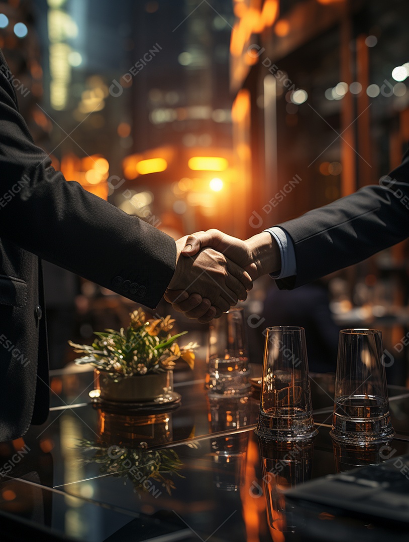 Aperto de mão de empresarios para trabalho em equipe de negócios