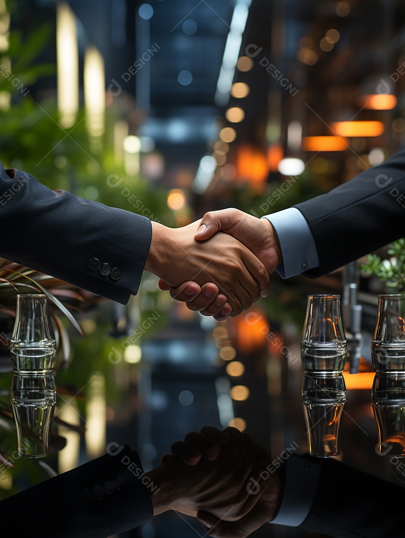 Aperto de mão de empresarios para trabalho em equipe de negócios
