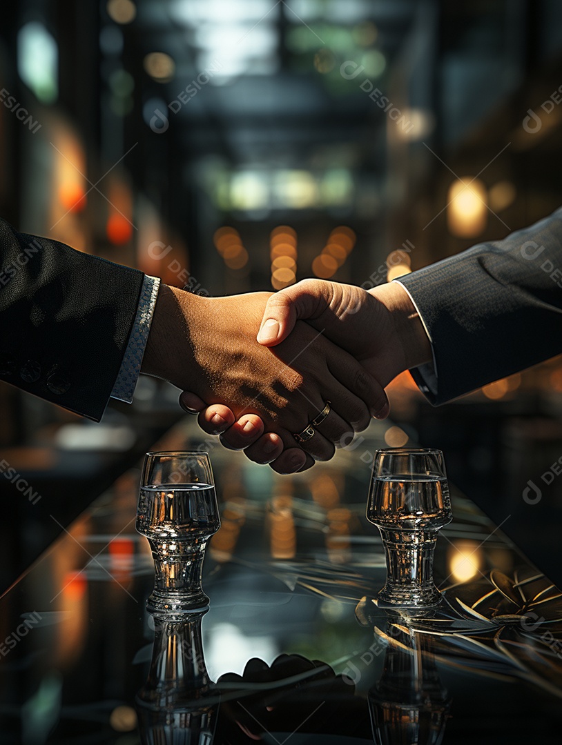 Aperto de mão de empresarios para trabalho em equipe de negócios