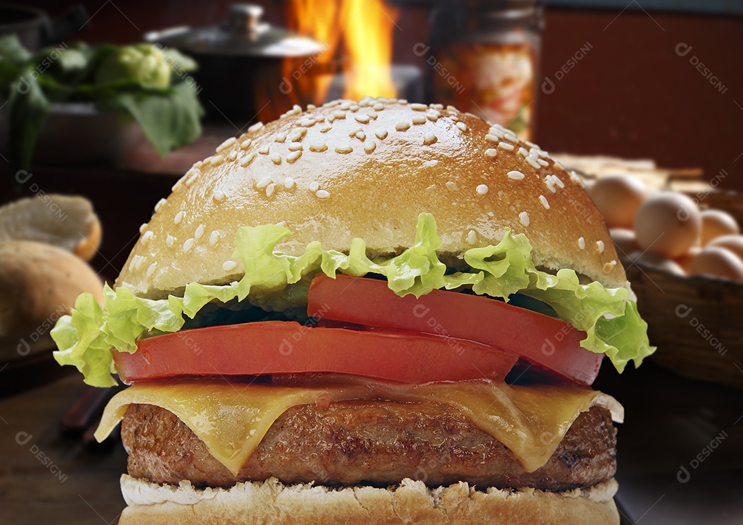 Hamburguer delicioso