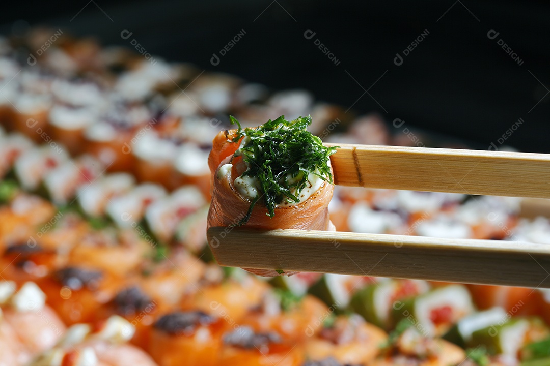 Comida japonesa variadas