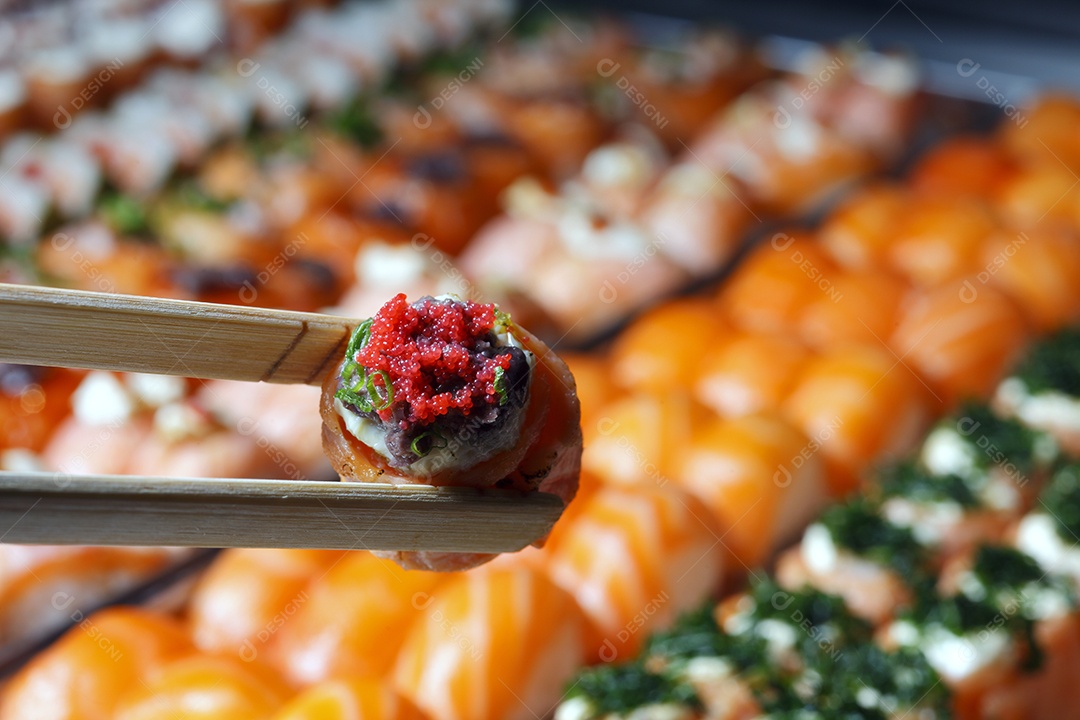 Comida japonesa variadas