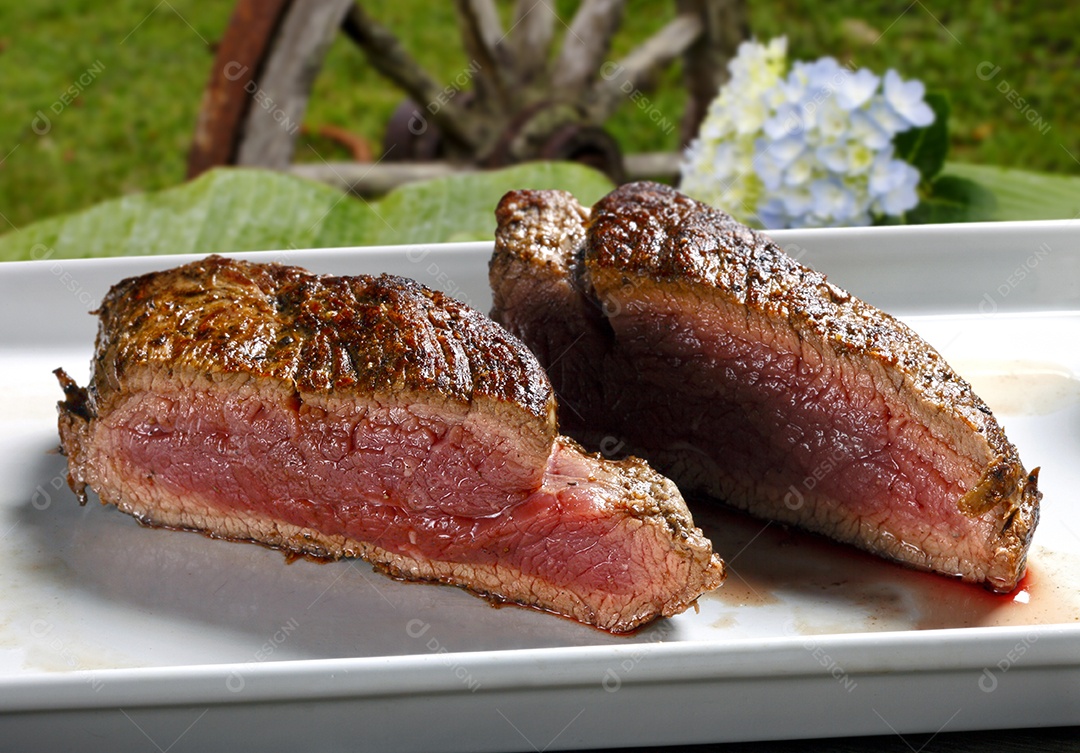 Cortes de carne assada