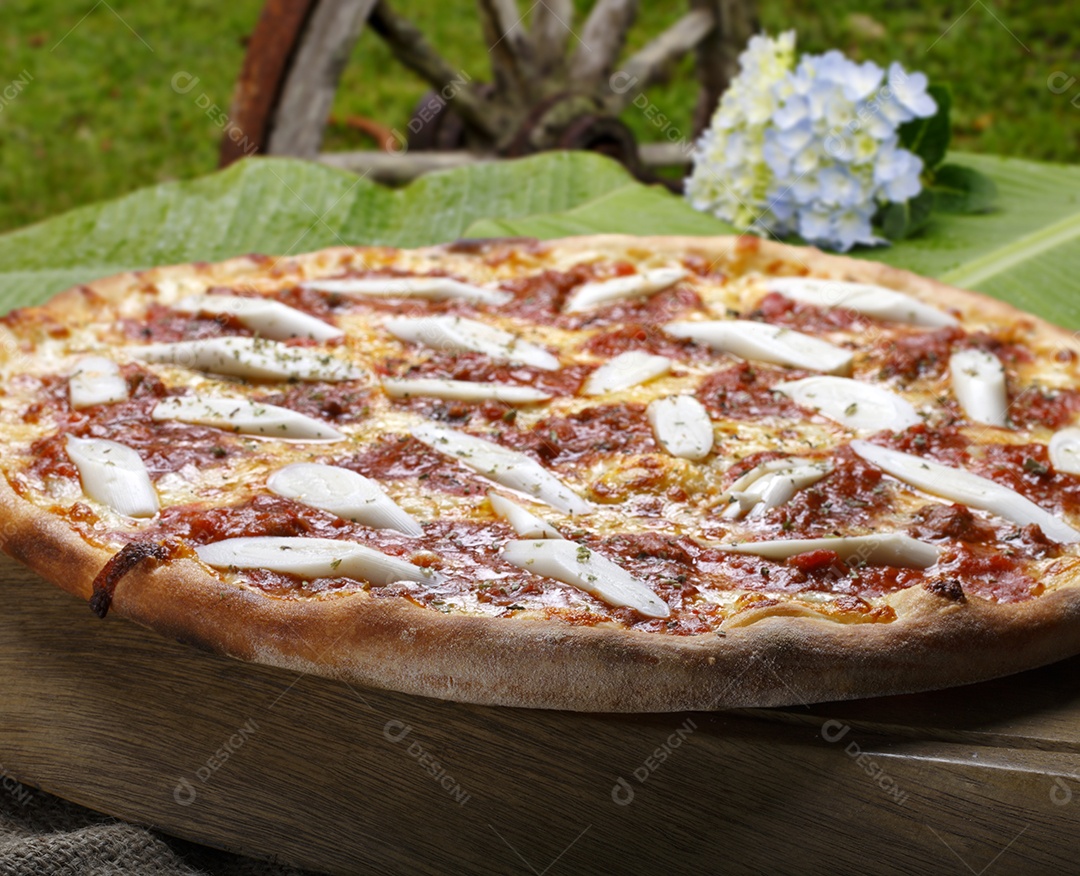 Pizza de quatro queijo