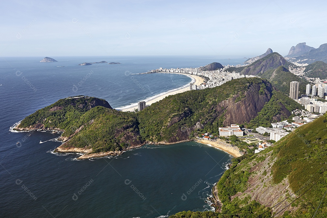 Mar do rio de janeiro linda paisagem