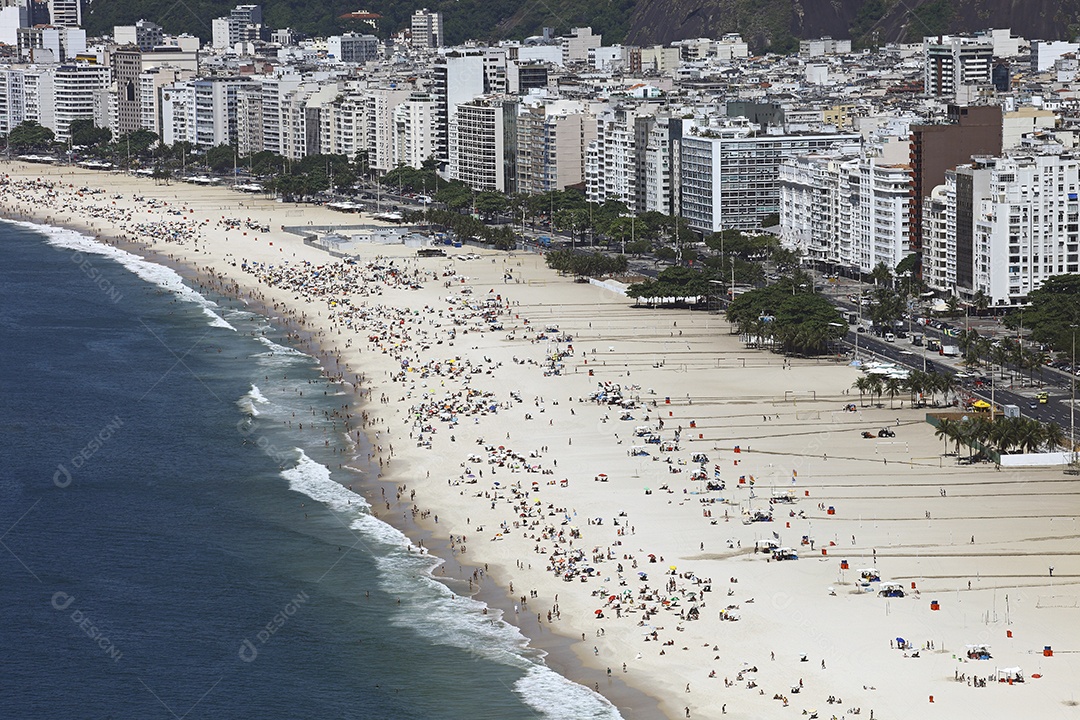 Rio de janeiro imagem pegando praia e linda cidade