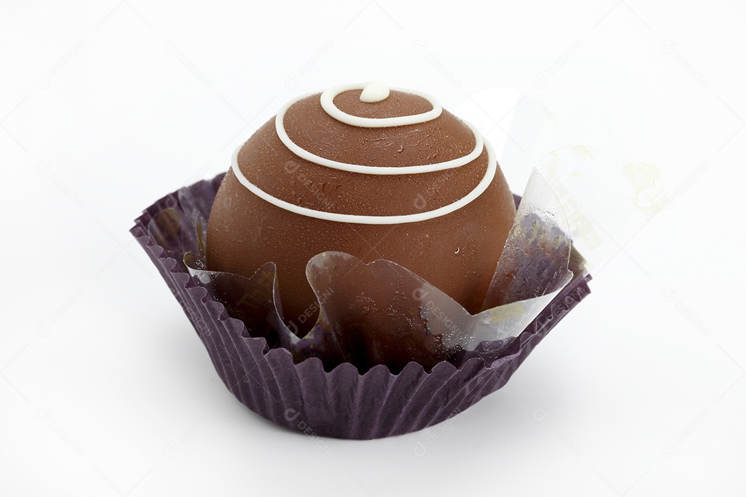 Bombom de chocolate para festa