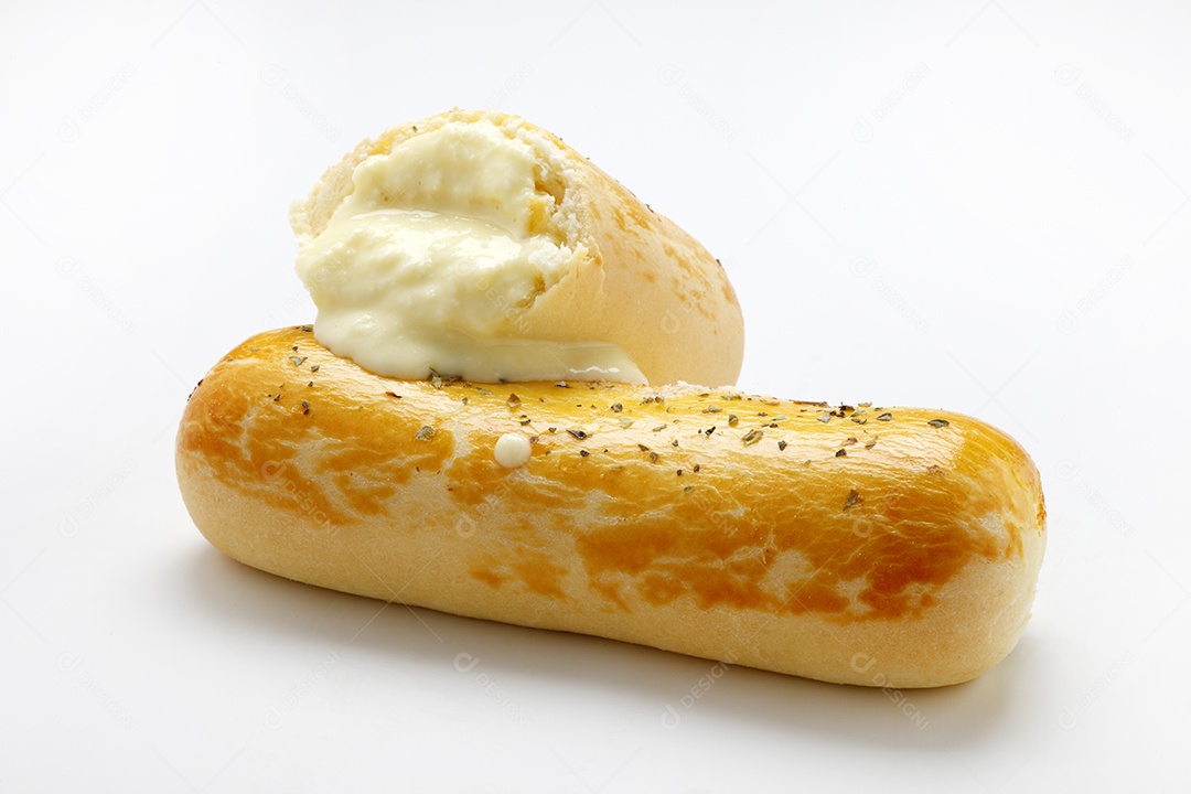 Salgado assado de queijo