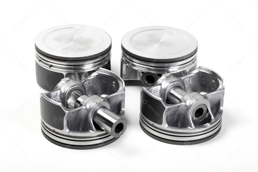Pistão automotivo de alumínio
