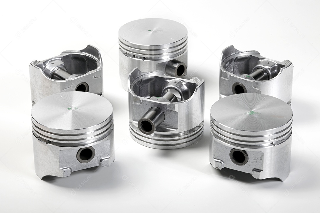 Pistão automotivo de alumínio