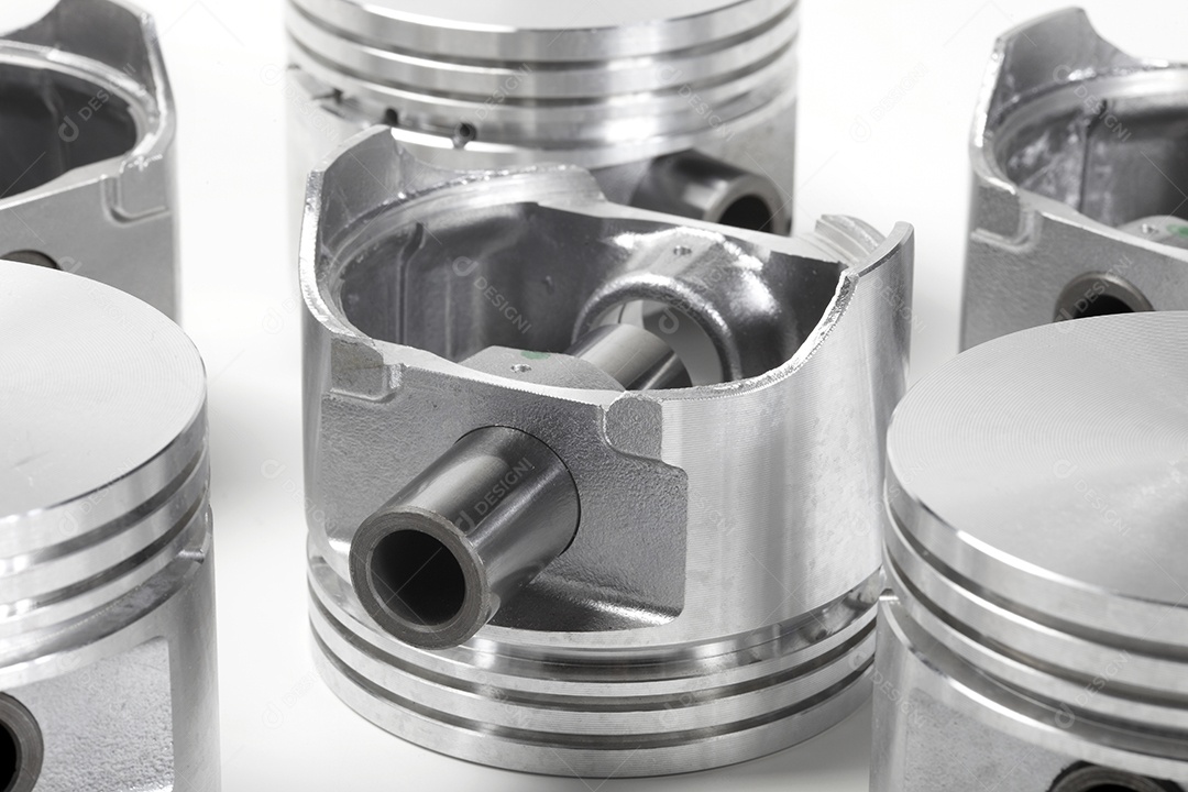 Pistão automotivo de alumínio