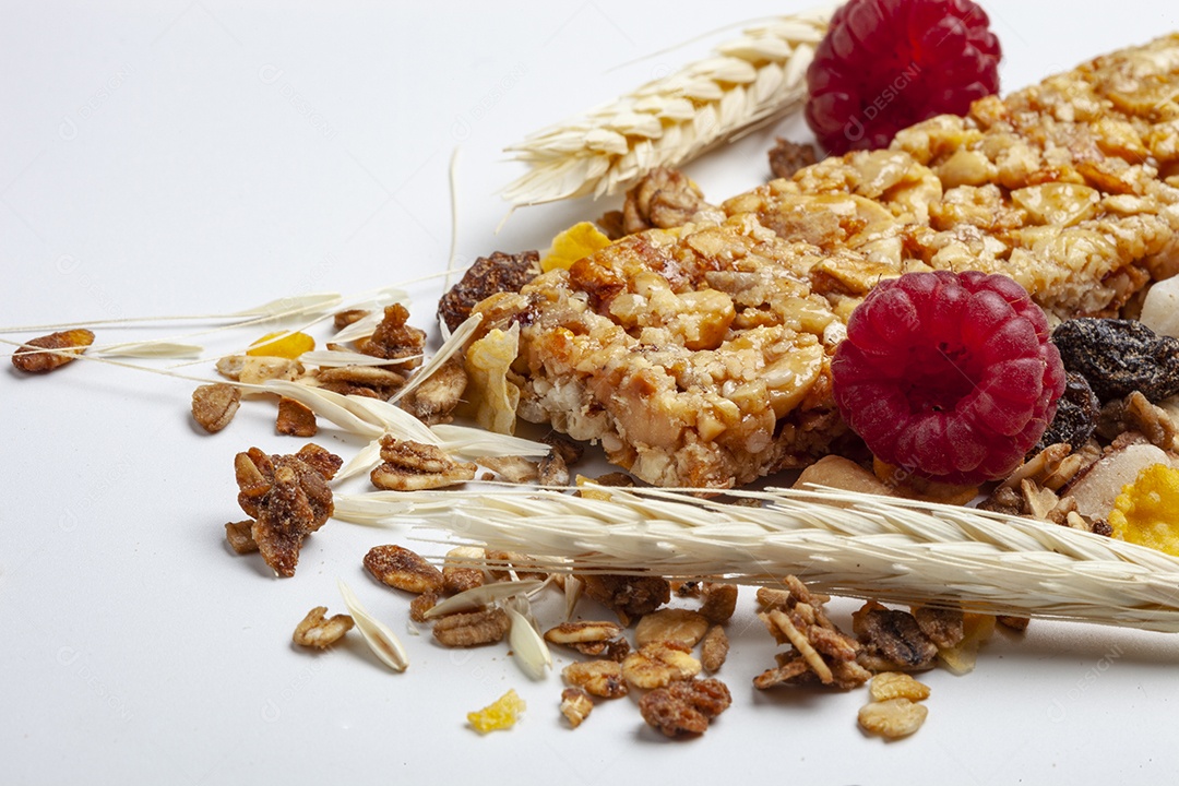 Barra de cereais com frutas