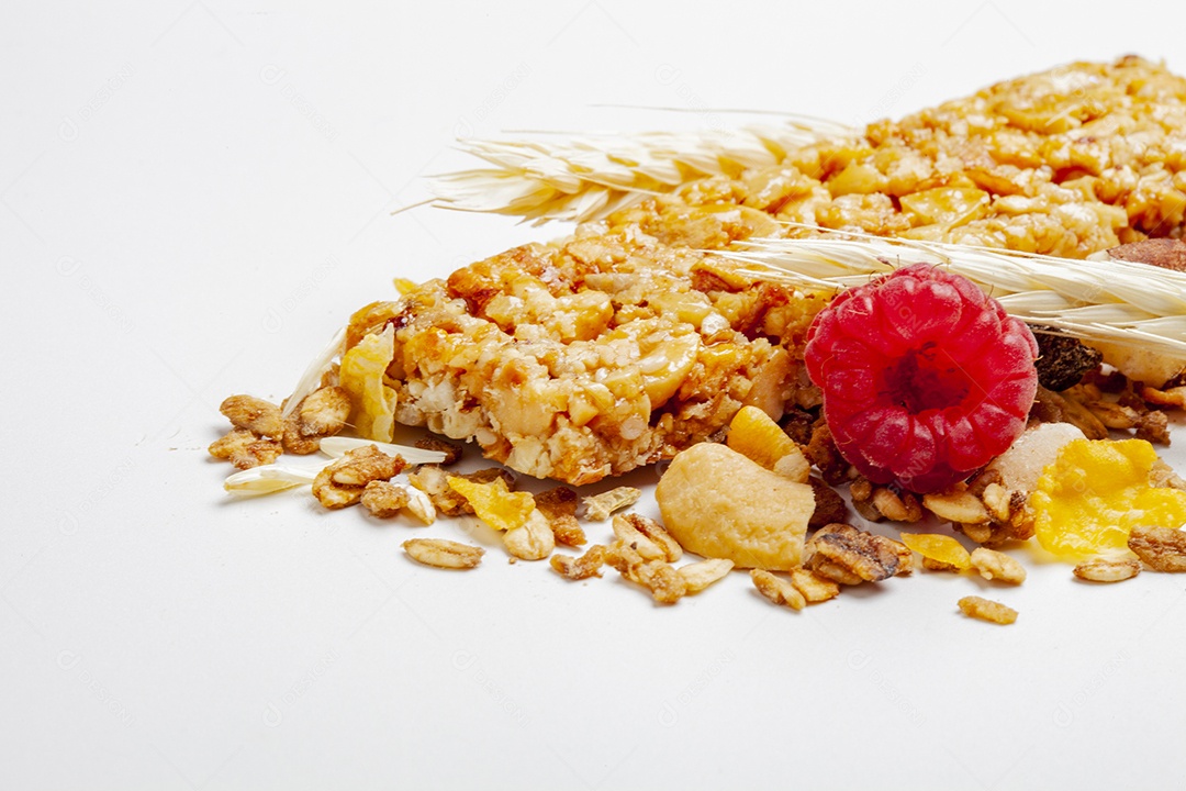 Barra de cereais com frutas