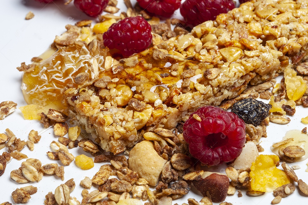 Barra de cereais com frutas
