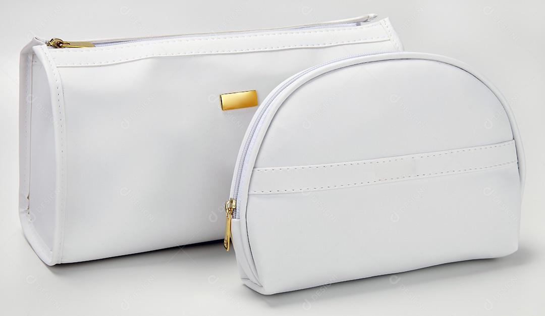 Bolsa necessaire branca para uso diverso