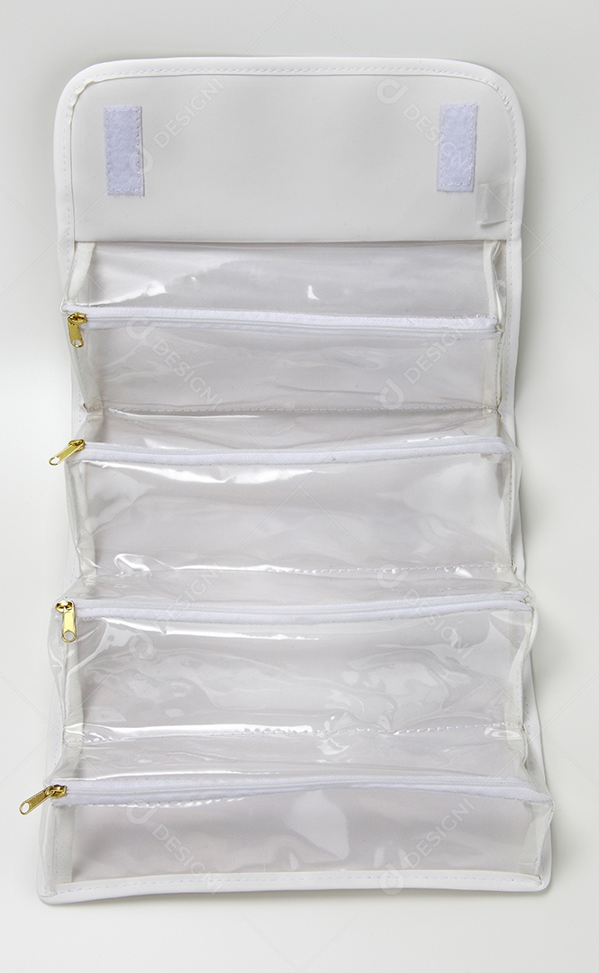 Bolsa necessaire branca para uso diverso