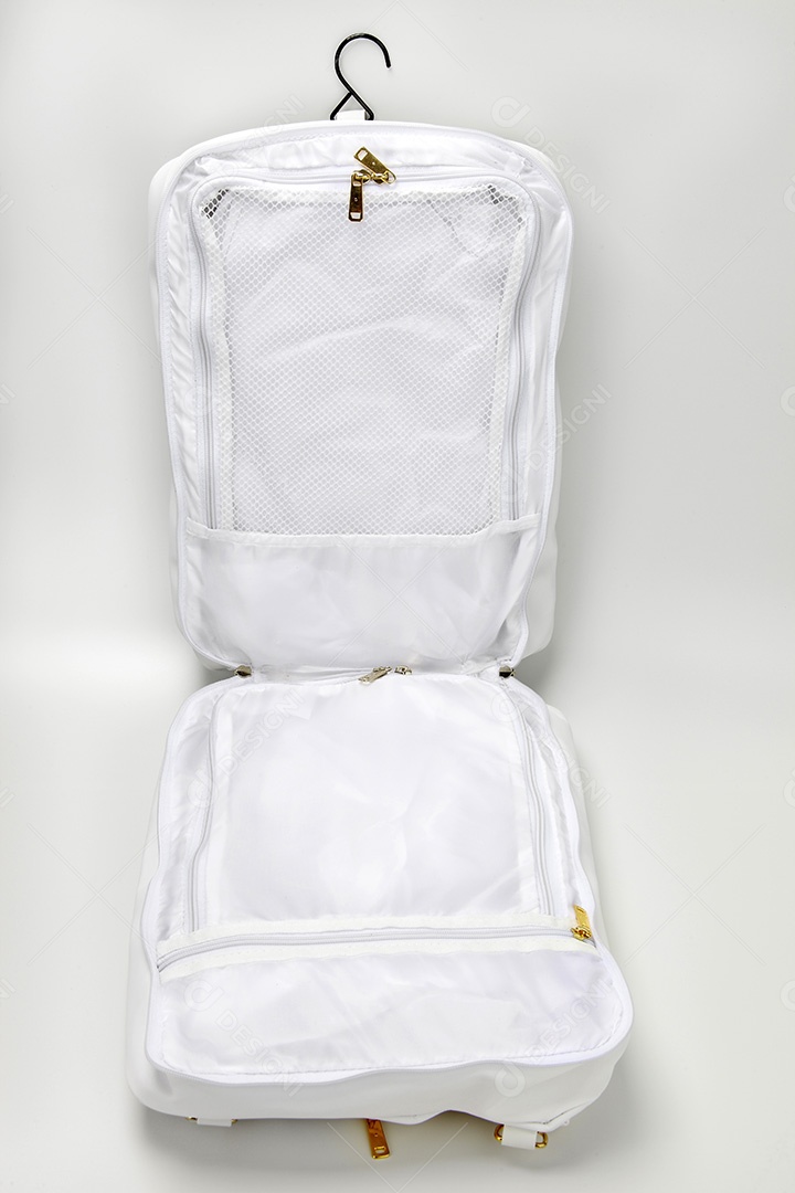 Bolsa necessaire branca para uso diverso