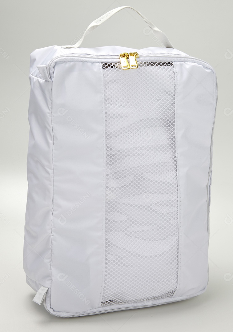 Bolsa necessaire branca para uso diverso