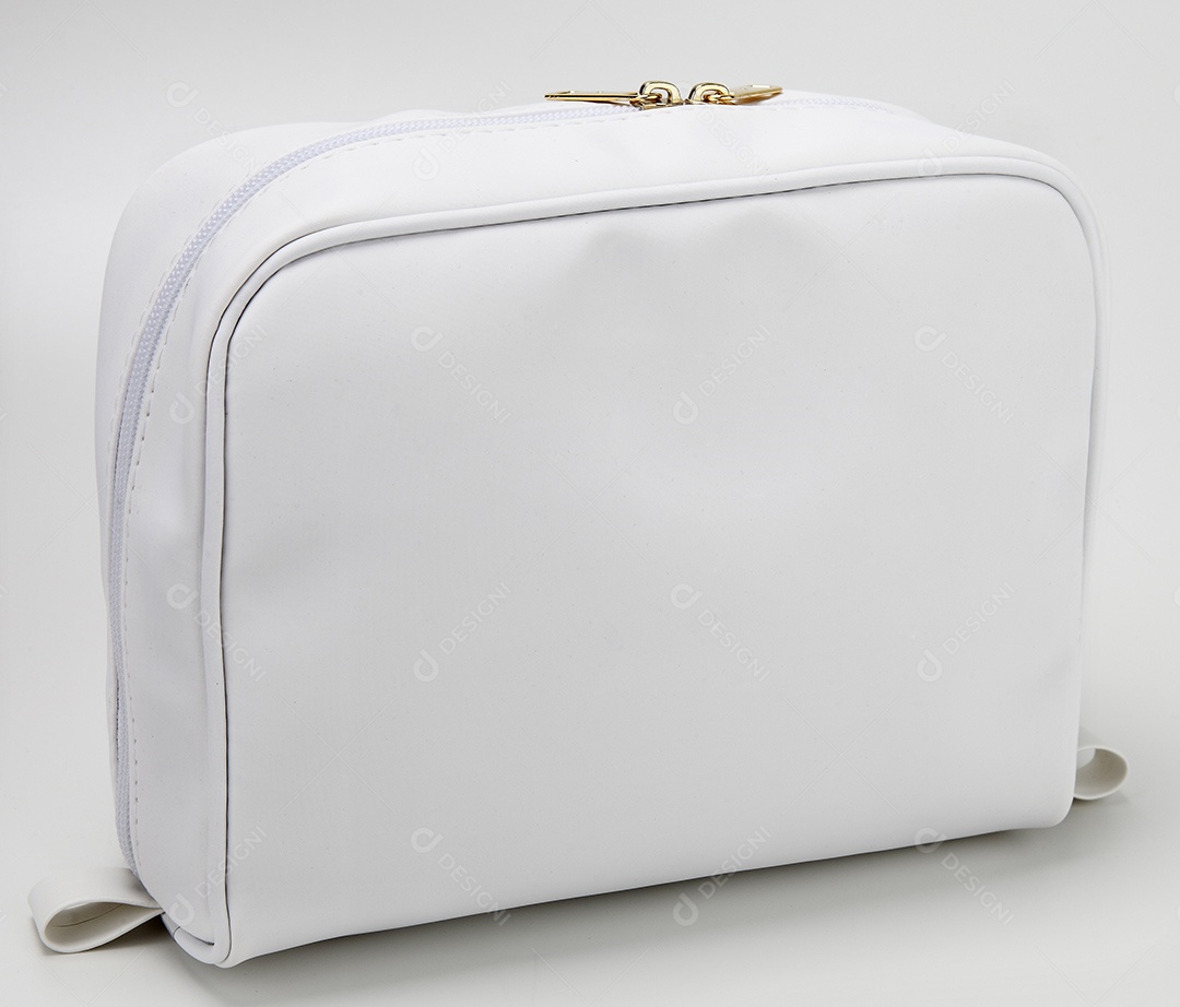 Bolsa necessaire branca para uso diverso