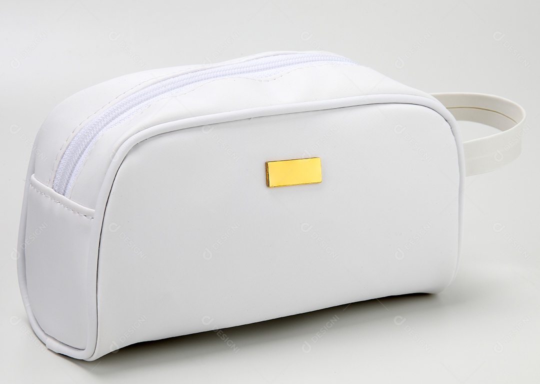 Bolsa necessaire branca para uso diverso