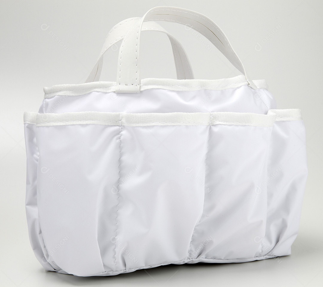 Bolsa necessaire branca para uso diverso