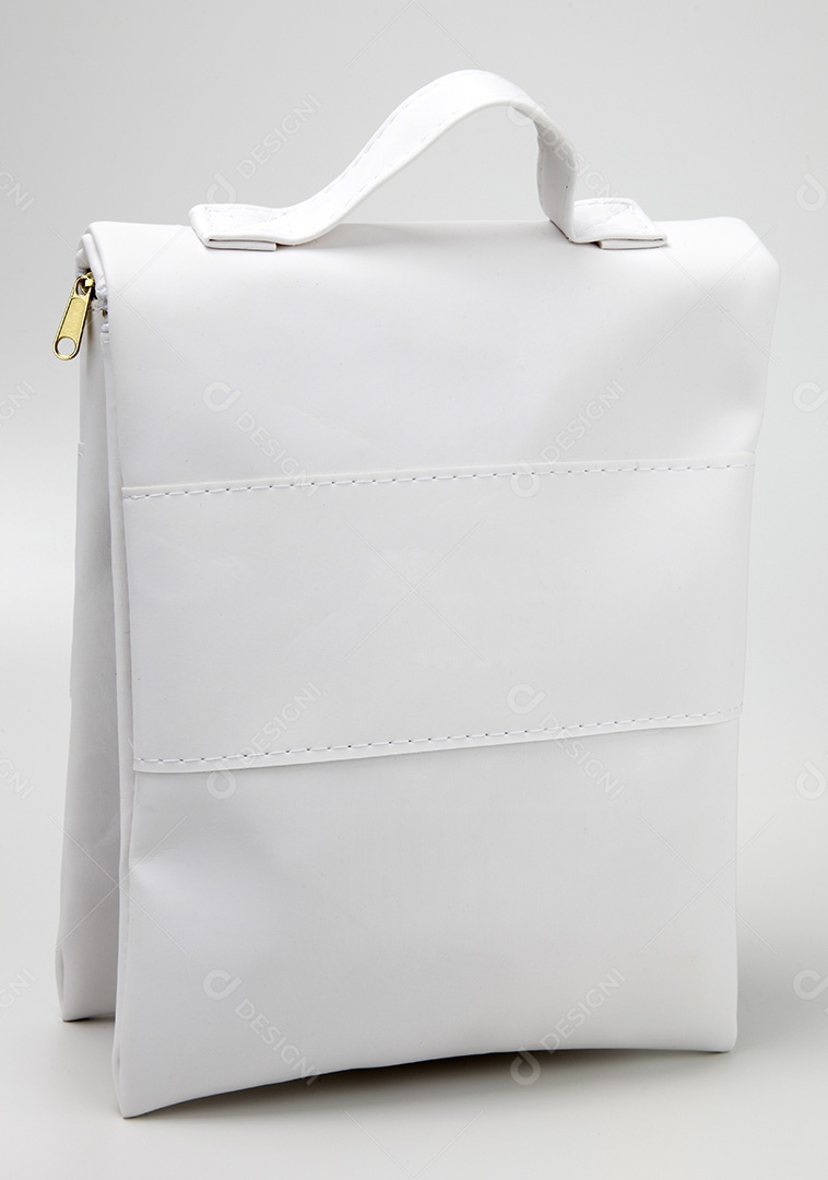 Bolsa necessaire branca para uso diverso