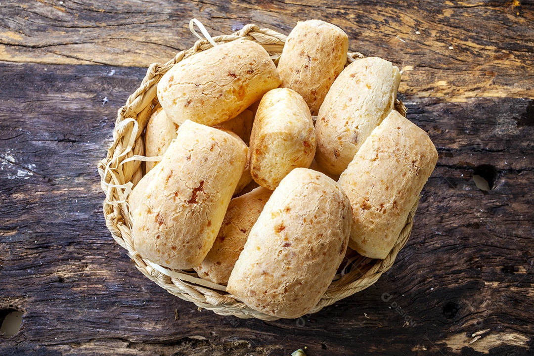 Pão de queijo lanche brasileiro