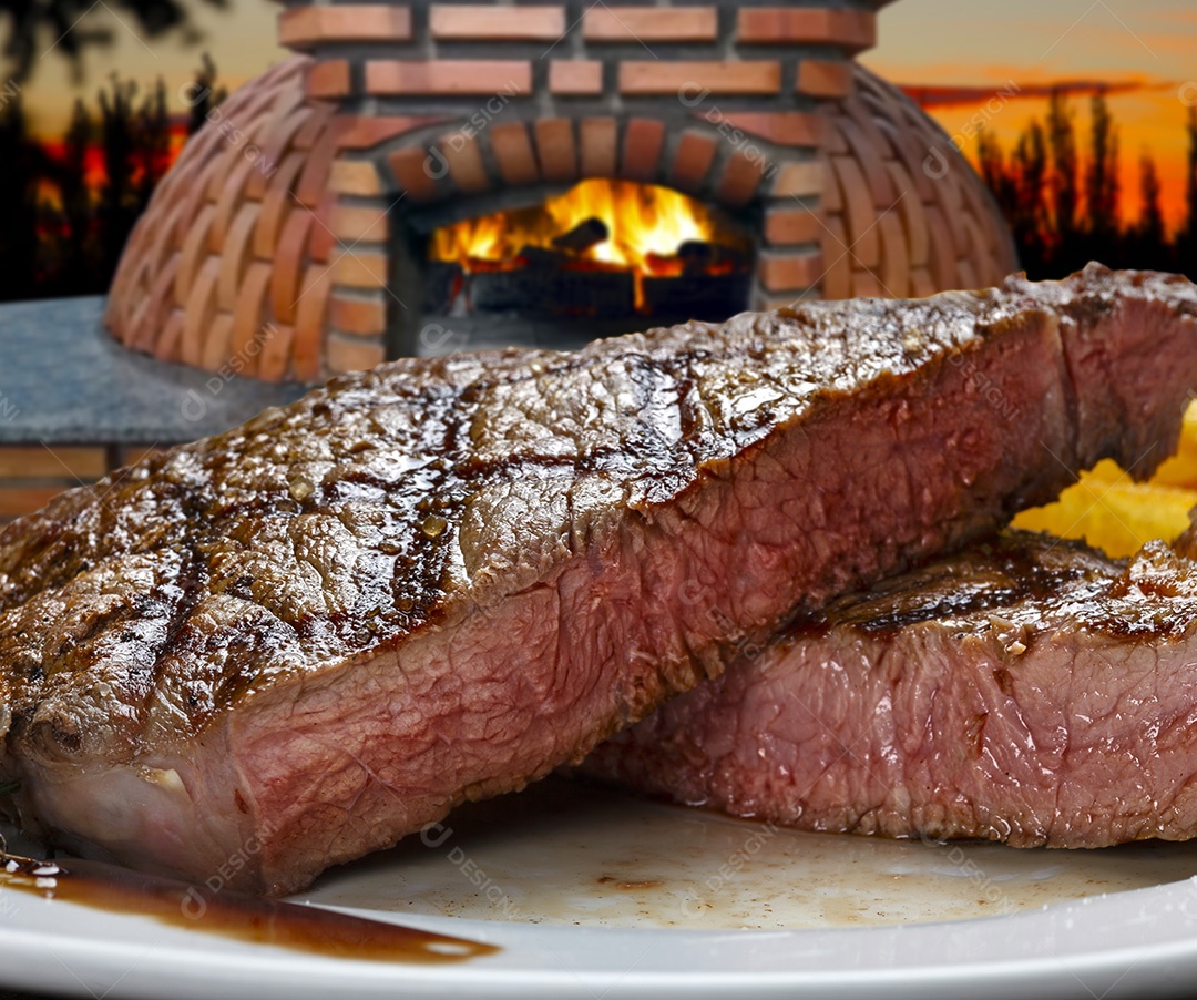 Bife de picanha com batata frita