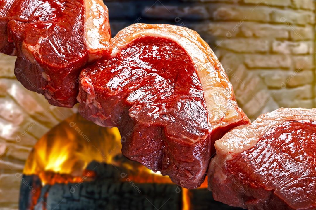 Espeto de picanha crua