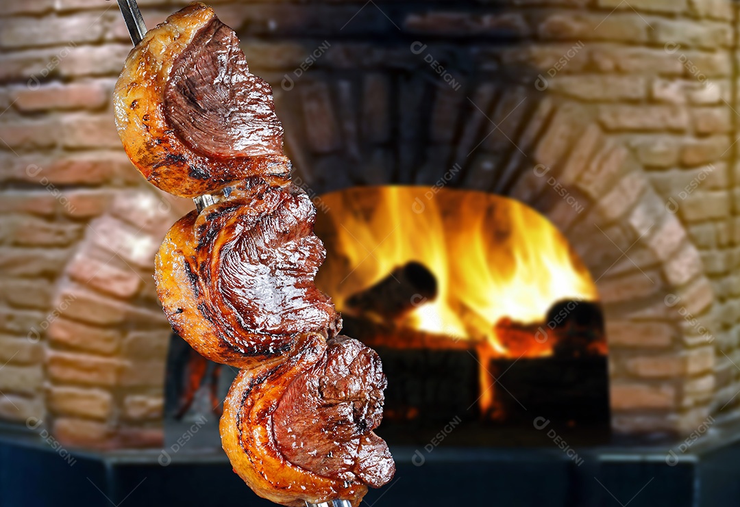Espeto de churrasco de picanha