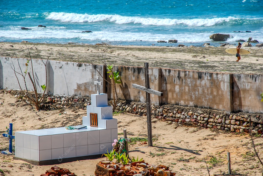 Cemitério na praia