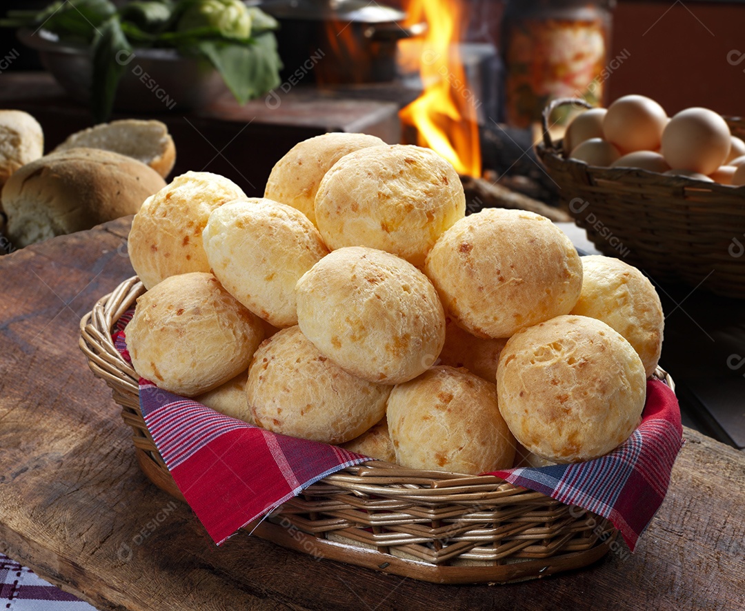 Biscoito de queijo tradicional