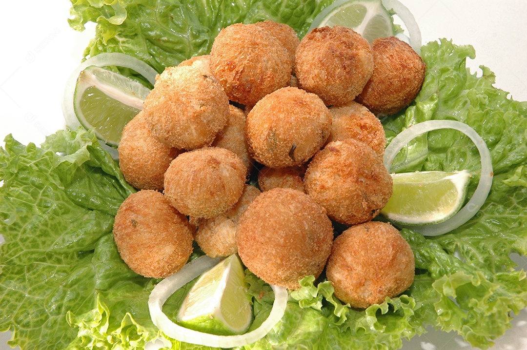 Bolinhos de bacalhau delicioso