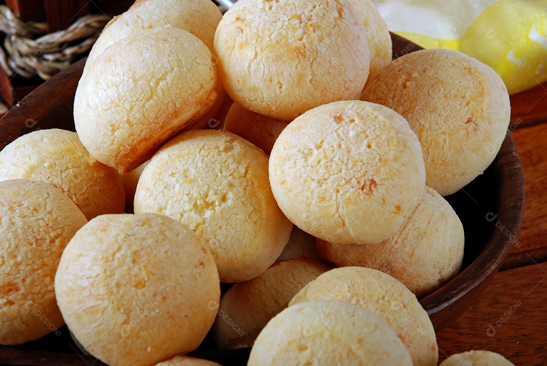 Pão de queijo lanche brasileiro