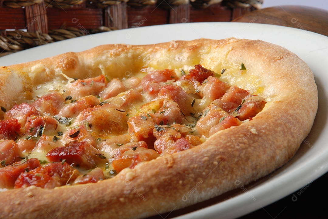 Deliciosa pizza assada