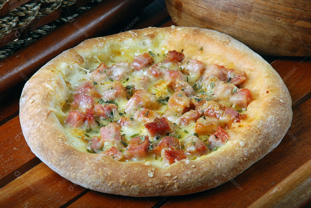 Deliciosa pizza assada