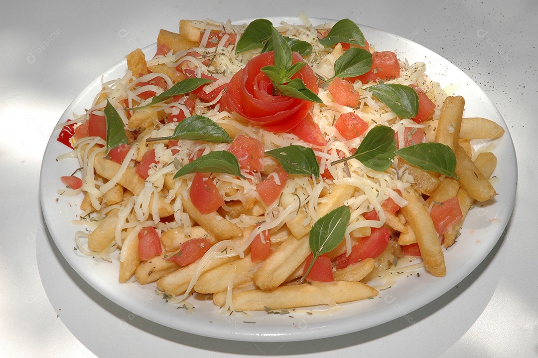 Deliciosas batatas fritas