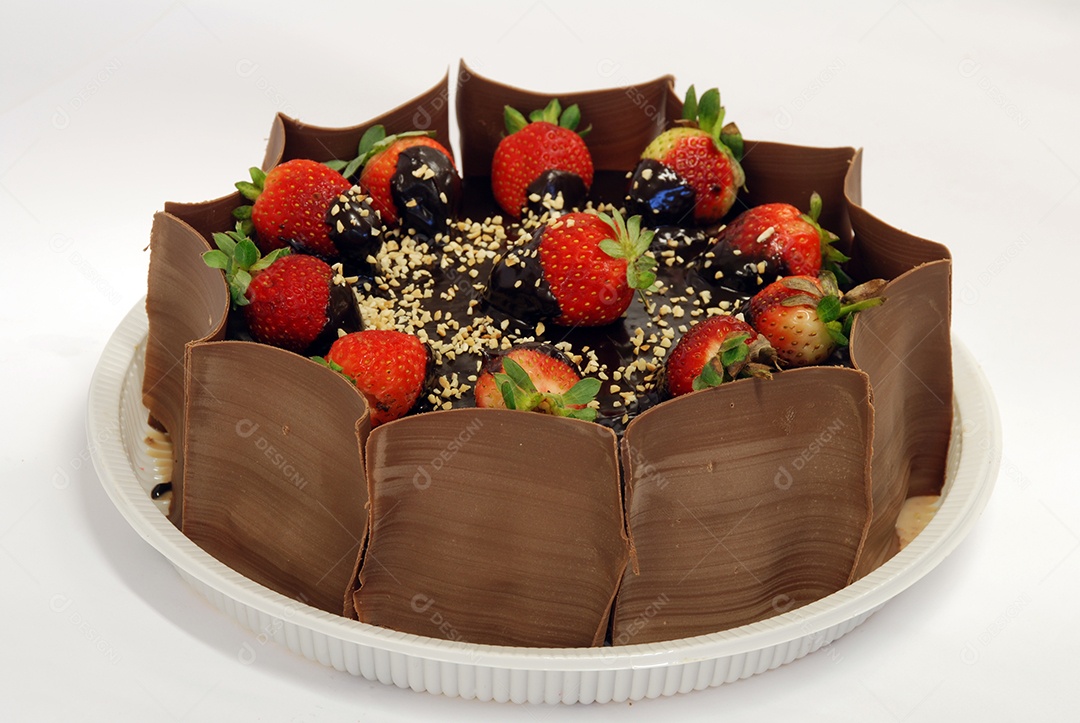 Confeitaria fazer bolo de chocolate