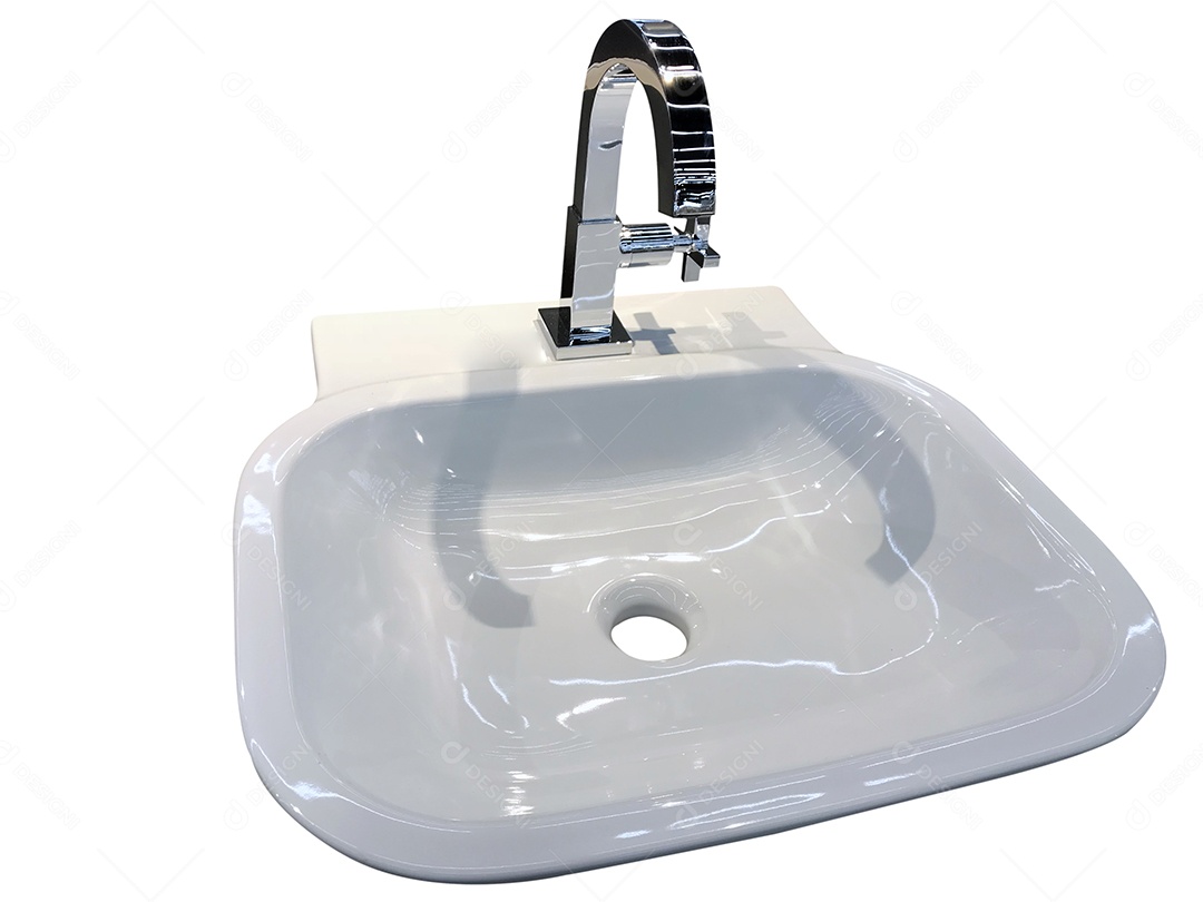 Pia do banheiro com torneira