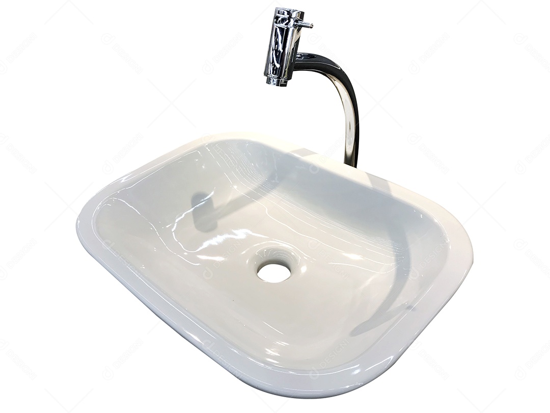 Pia do banheiro com torneira