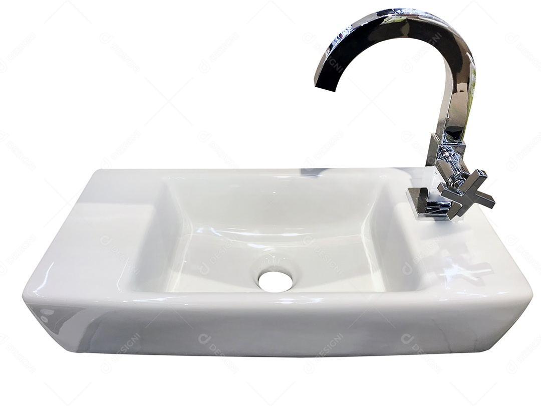 Pia do banheiro com torneira