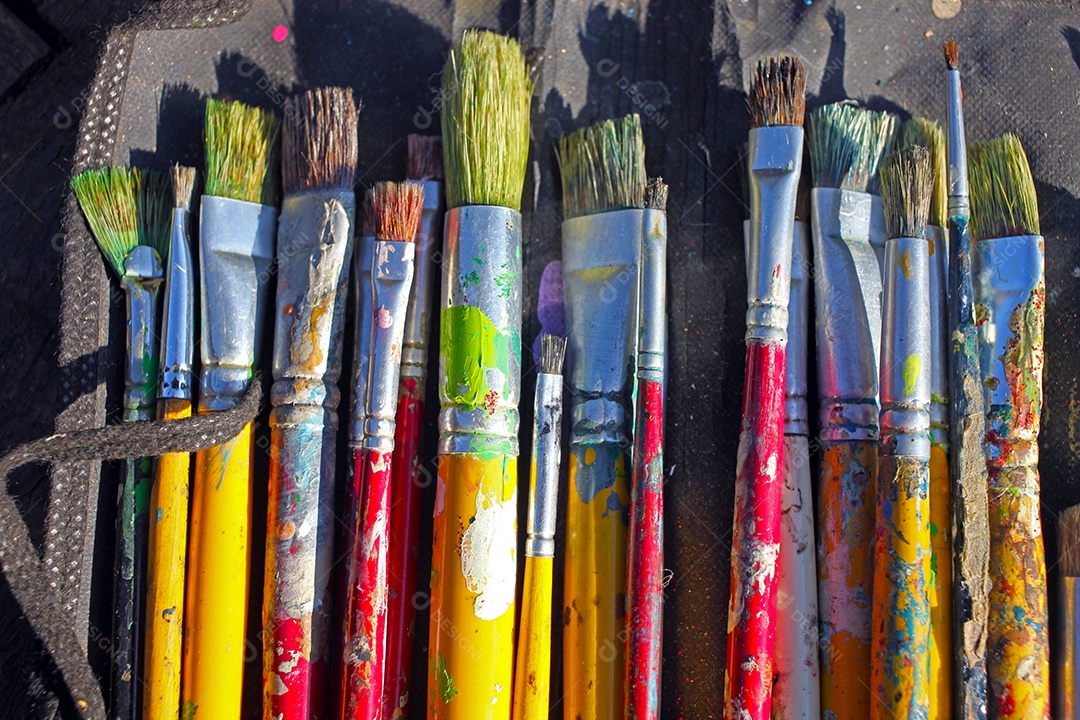 Pincéis para pintura artística