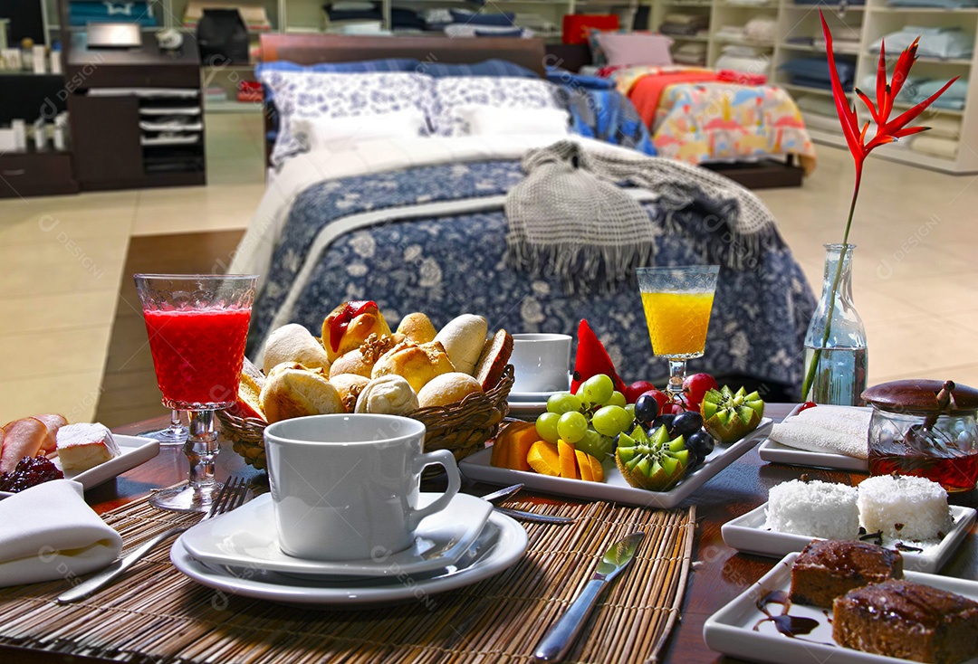 Café da manhã no hotel