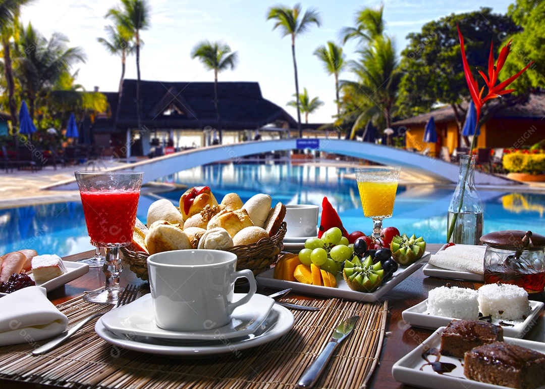 Café da manhã no hotel