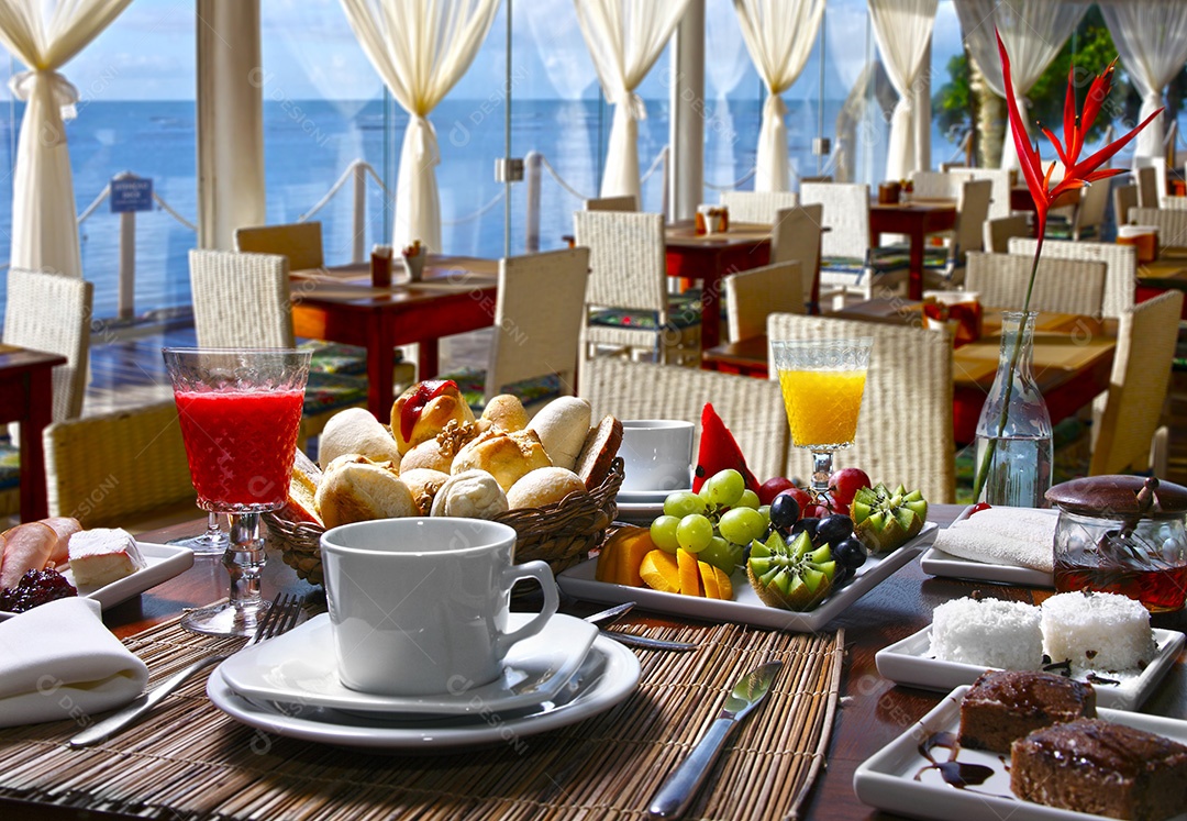 Café da manhã no hotel