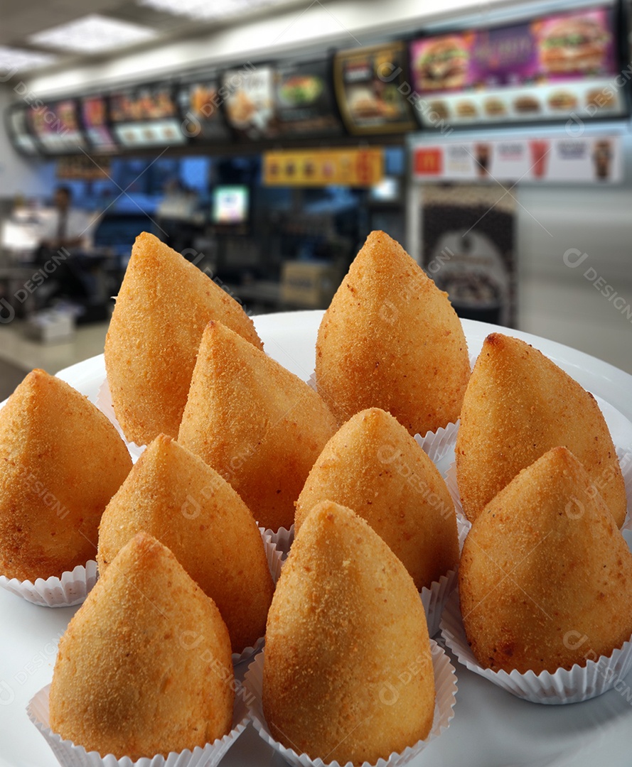 Deliciosas coxinhas de frango