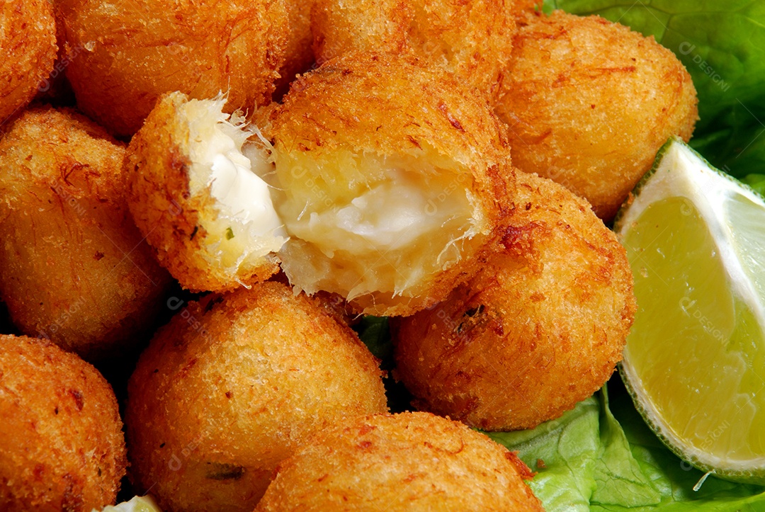 Bolinhos de bacalhau delicioso