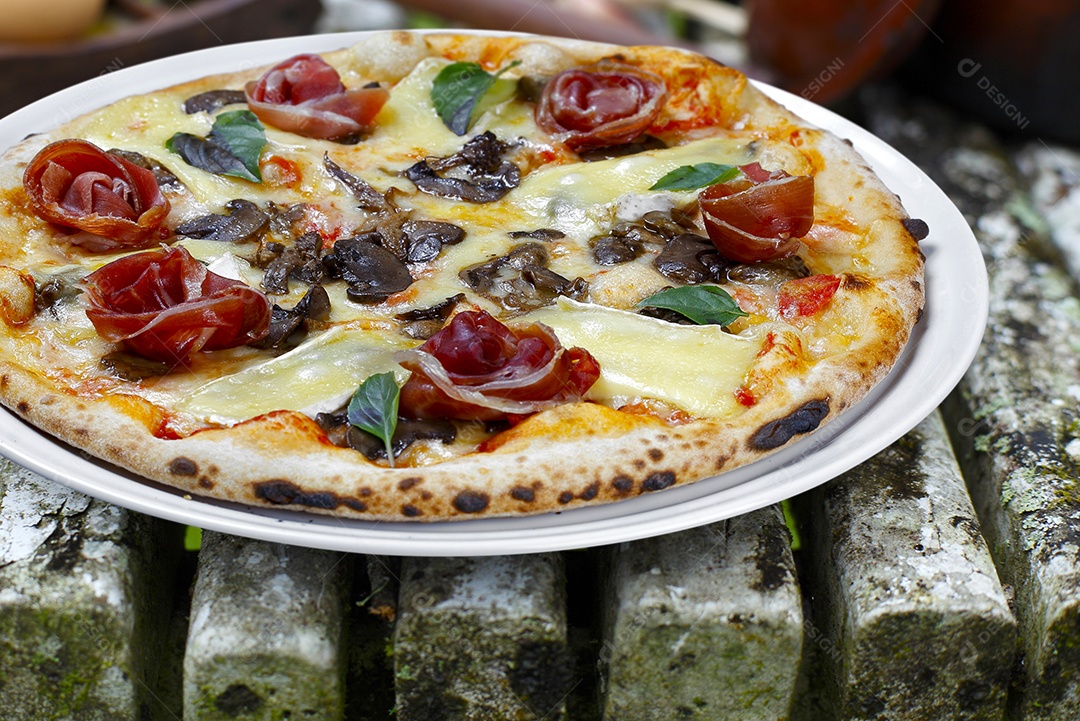 Deliciosa pizza assada