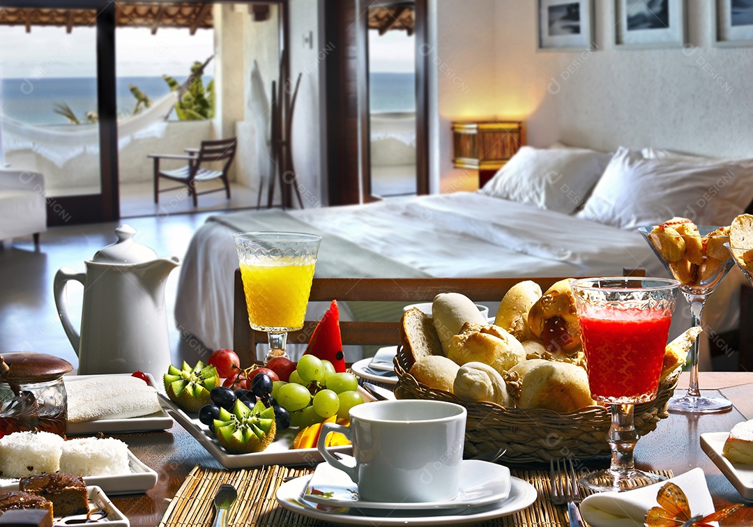 Café da manhã no hotel